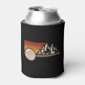 Banjo  Mountains Bluegrass Folk Music Banjo Blikjeskoeler (Blikje Voorkant)