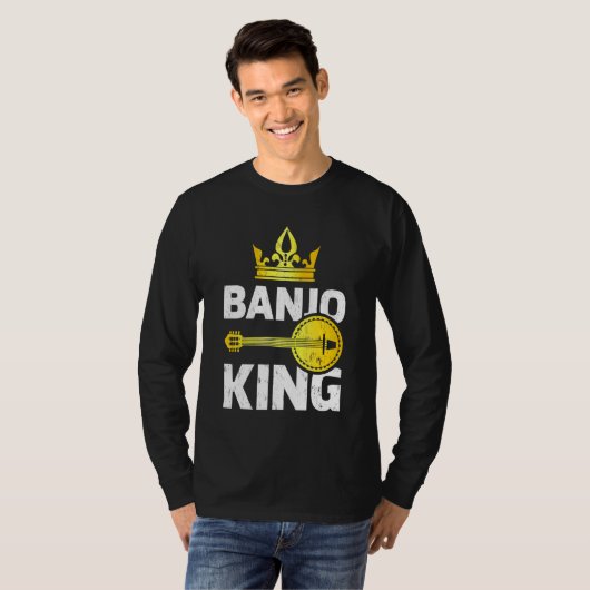 Banjo Music Banjo King T-shirt (Voorkant volledig)