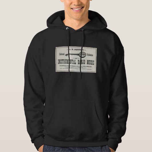Banjo Music dark Hoddie Hoodie (Voorkant)