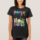 Banjo Music Happy Paaster Bunny Banjo Easter Sund T-shirt (Voorkant)