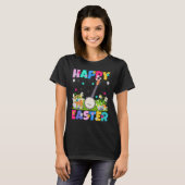 Banjo Music Happy Paaster Bunny Banjo Easter Sund T-shirt (Voorkant volledig)