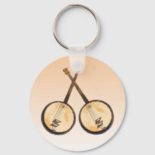 Banjo Music Instruments Sleutelhanger