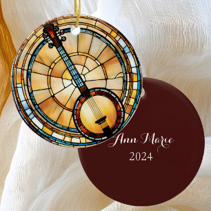 Banjo Music Keramisch Ornament