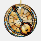 Banjo Music Keramisch Ornament (Voorkant)