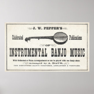 Banjo Music Poster