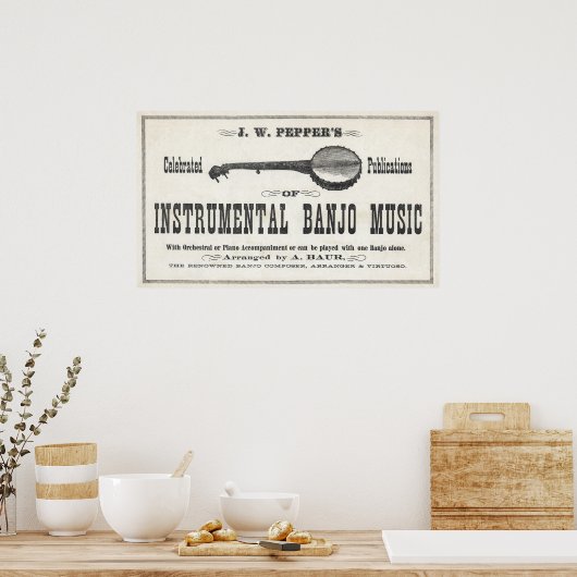 Banjo Music Poster (Keuken)