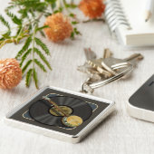 Banjo Music Premium Sleutelhanger (Zijkant)