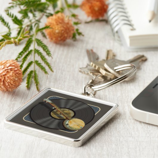 Banjo Music Premium Sleutelhanger (Zijkant)