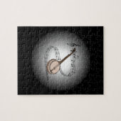 Banjo ~ Musical Wereldbol ~ Musical Instrument ~ Legpuzzel (Horizontaal)