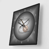 Banjo ~ Musical Wereldbol ~ Musical Instrument ~ S Vierkante Klok (Hoek)