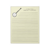 Banjo Musician Music Teacher Notitieblok (Linkerzijde)