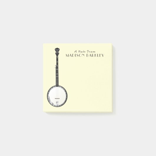 Banjo Musician Music Teacher Post-it® Notes (Voorkant)