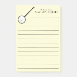 Banjo Musician Music Teacher Post-it® Notes
