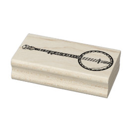 Banjo Musician Music Teacher Rubberstempel