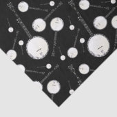 Banjo Musician Music Teacher Tissuepapier (Detail)