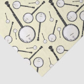 Banjo Musician Music Teacher Tissuepapier (Detail)