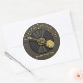 Banjo Muziek Bookplate Stickers (Envelop)