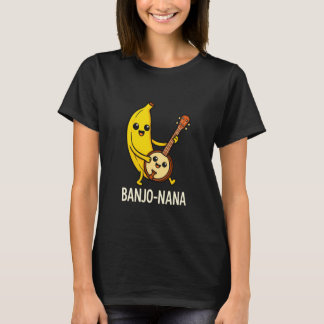 Banjo-Nana Funny Pun Cute Banana Banjo Player for  T-shirt