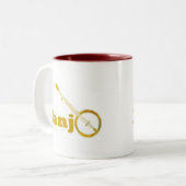 Banjo O Tweekleurige Koffiemok (Voorkant links)