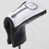 Banjo-ontwerp Golfheadcover (3/4 voorkant)