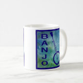Banjo op Blue Koffiemok (Voorkant rechts)