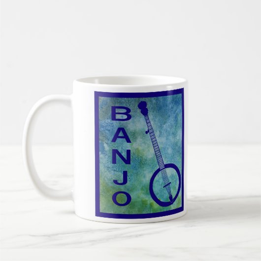 Banjo op Blue Koffiemok (Links)