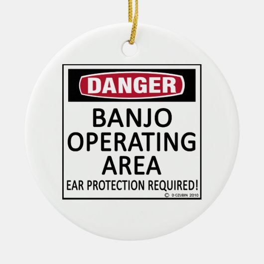 Banjo-operatiegebied Keramisch Ornament (Voorkant)