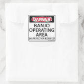Banjo-operatiegebied Ronde Sticker (Tas)