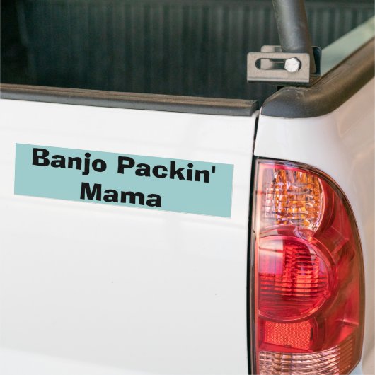 Banjo Packin' MaMa Bumpersticker (Op Truck)