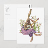 Banjo Palling Bunny Briefkaart (Voorkant / Achterkant)