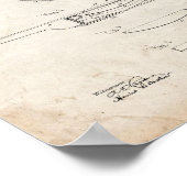 Banjo Patent - Old look Poster (Hoek)