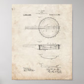 Banjo Patent - Old look Poster (Voorkant)