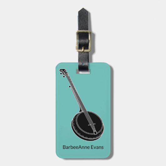 Banjo Personalize Bagagelabel (Voorkant verticaal)