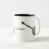 Banjo Picker Tweekleurige Koffiemok (Voorkant rechts)