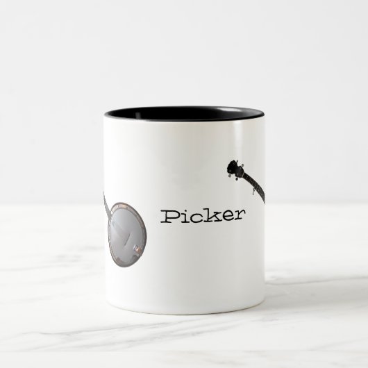 Banjo Picker Tweekleurige Koffiemok (Center)