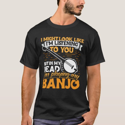 Banjo Player Apparel Instrument for Men Women T-shirt (Voorkant)