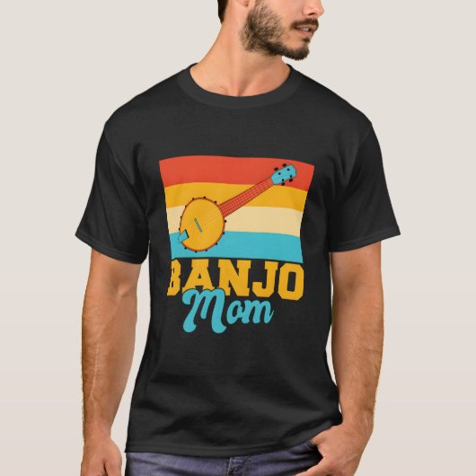 Banjo Player Banjo Mom T-shirt (Voorkant)