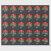  Banjo Player Bluegrass Musician Cadeaupapier (Vlak)