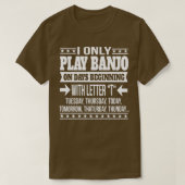 Banjo Player Cool And Funny Gift T-shirt (Design voorkant)
