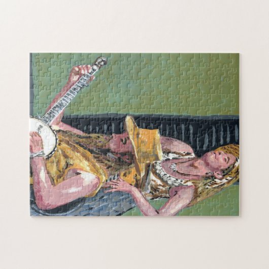 Banjo Player Legpuzzel (Horizontaal)