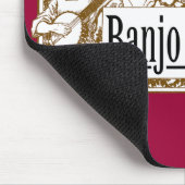 Banjo Player Mousepad Muismat (Hoek)