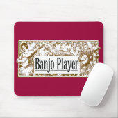 Banjo Player Mousepad Muismat (Met muis)
