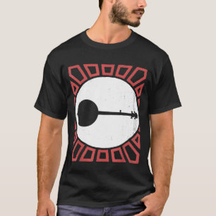  banjo Player Music Retro 4 T-shirt