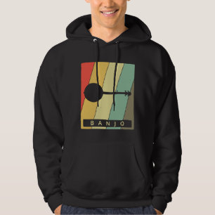 banjo Player Music Retro 5 Hoodie