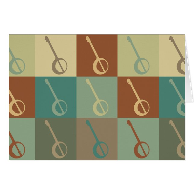 Banjo Pop Art (Voorkant Horizontaal)