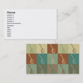 Banjo Pop Art Visitekaartje (Voorkant / Achterkant)