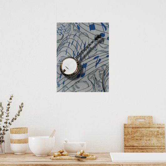 BANJO-POSTER POSTER (Keuken)