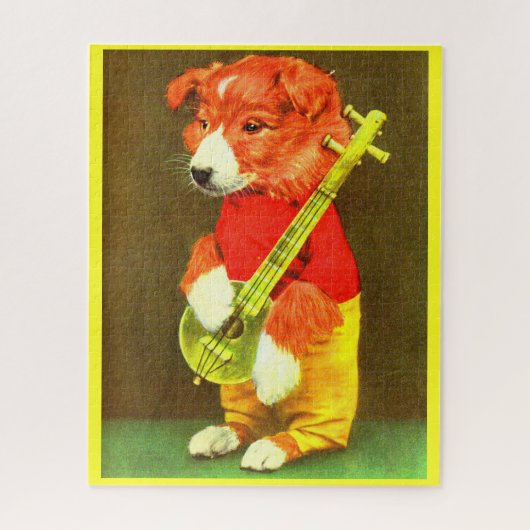 Banjo puppy legpuzzel (Verticaal)