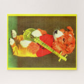Banjo puppy legpuzzel (Horizontaal)