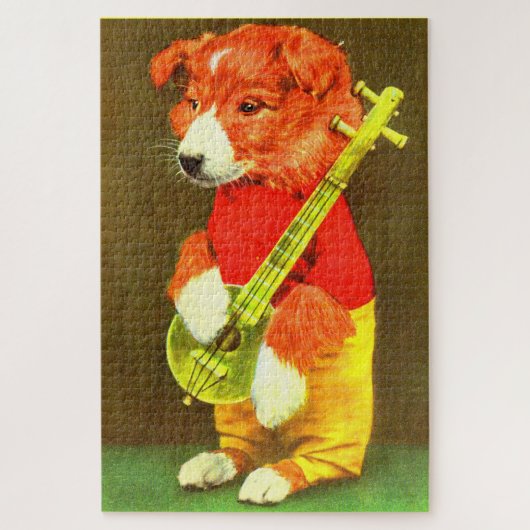 Banjo puppy legpuzzel (Verticaal)
